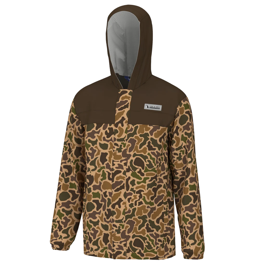 Local Boy Men's Two-Toned Rain Jacket - Image 2