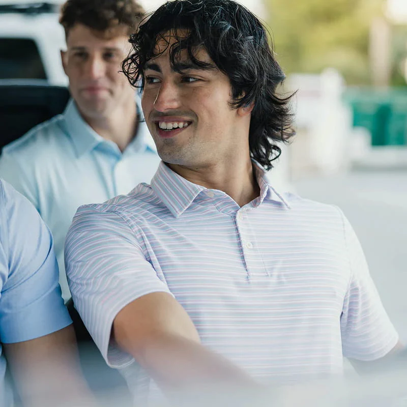 Southern Shirt Men's Tybee Stripe Polo - Image 4