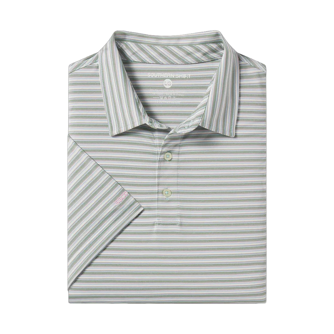 Southern Shirt Men's Tybee Stripe Polo - Image 6