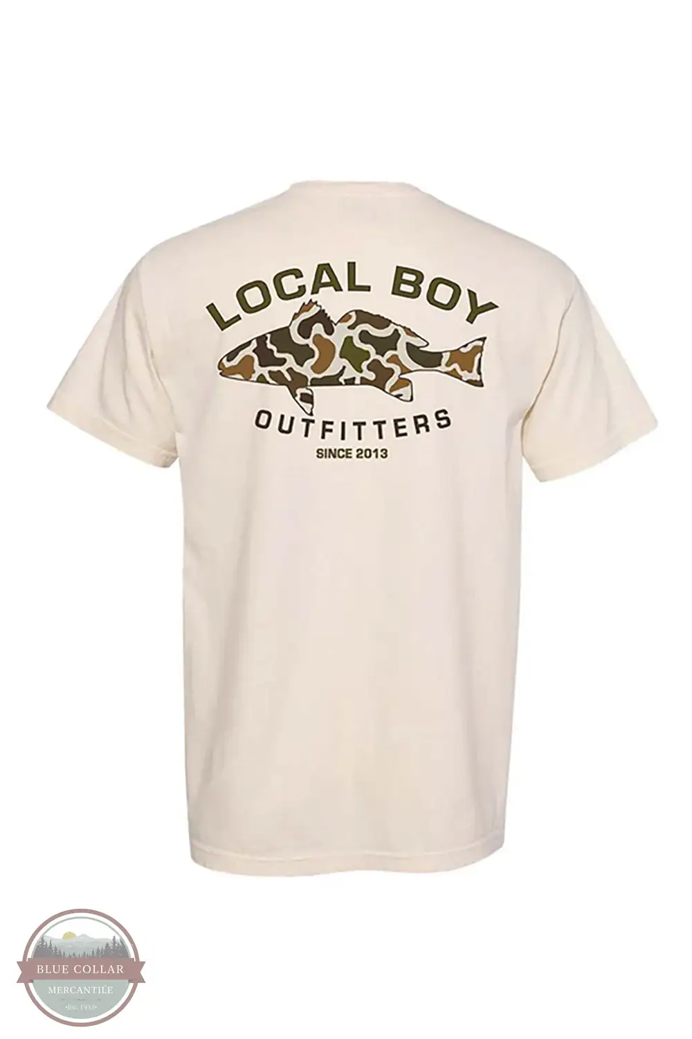 Local Boy Men's Vintage Redfish Short Sleeve Tee - Image 2