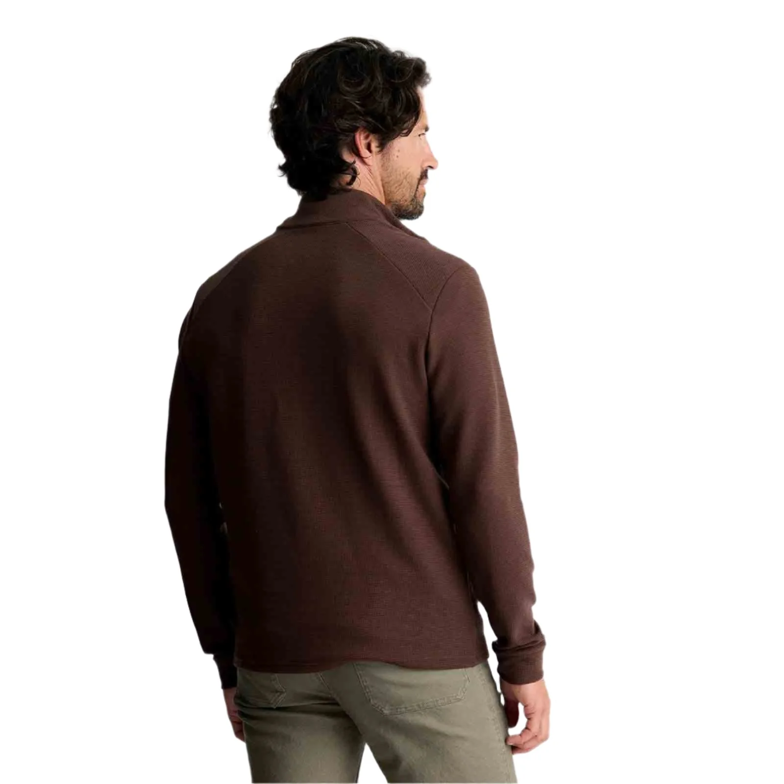 Free Fly Men's Waffle Quarter Zip Pullover - Image 2