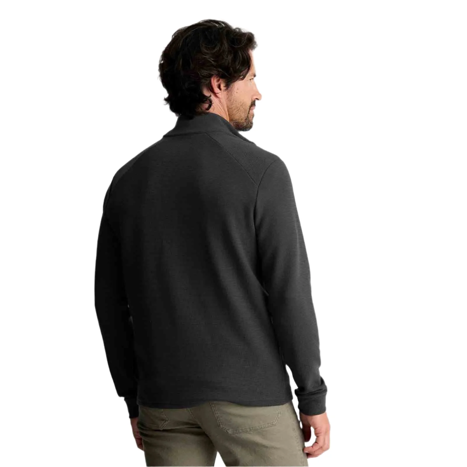 Free Fly Men's Waffle Quarter Zip Pullover - Image 4