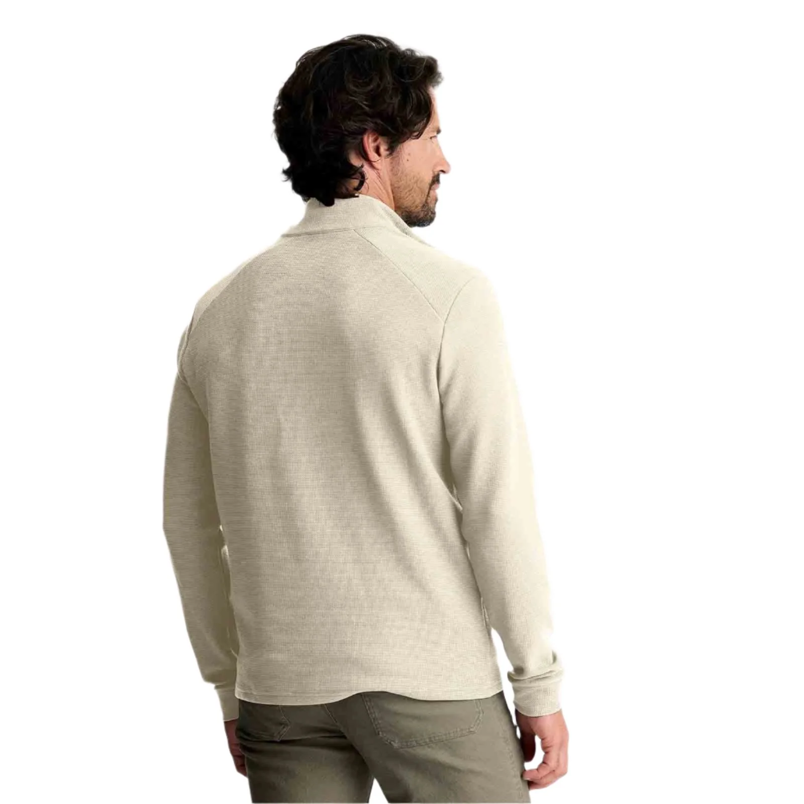 Free Fly Men's Waffle Quarter Zip Pullover - Image 6