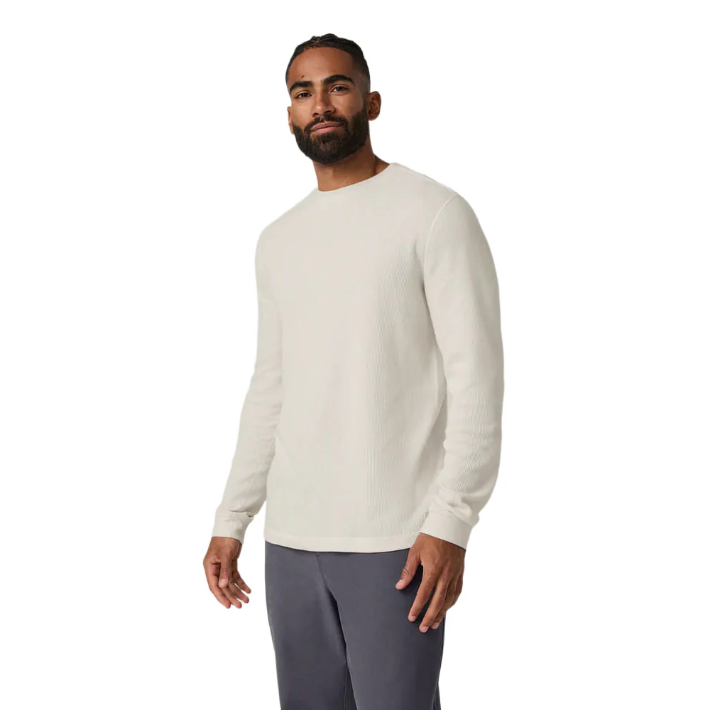Vuori Men's Long Sleeve Waffle Crewneck - Image 5