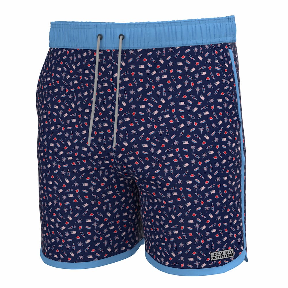 Local Boy Outfitters Men's Wando Swim Trunks - Image 7