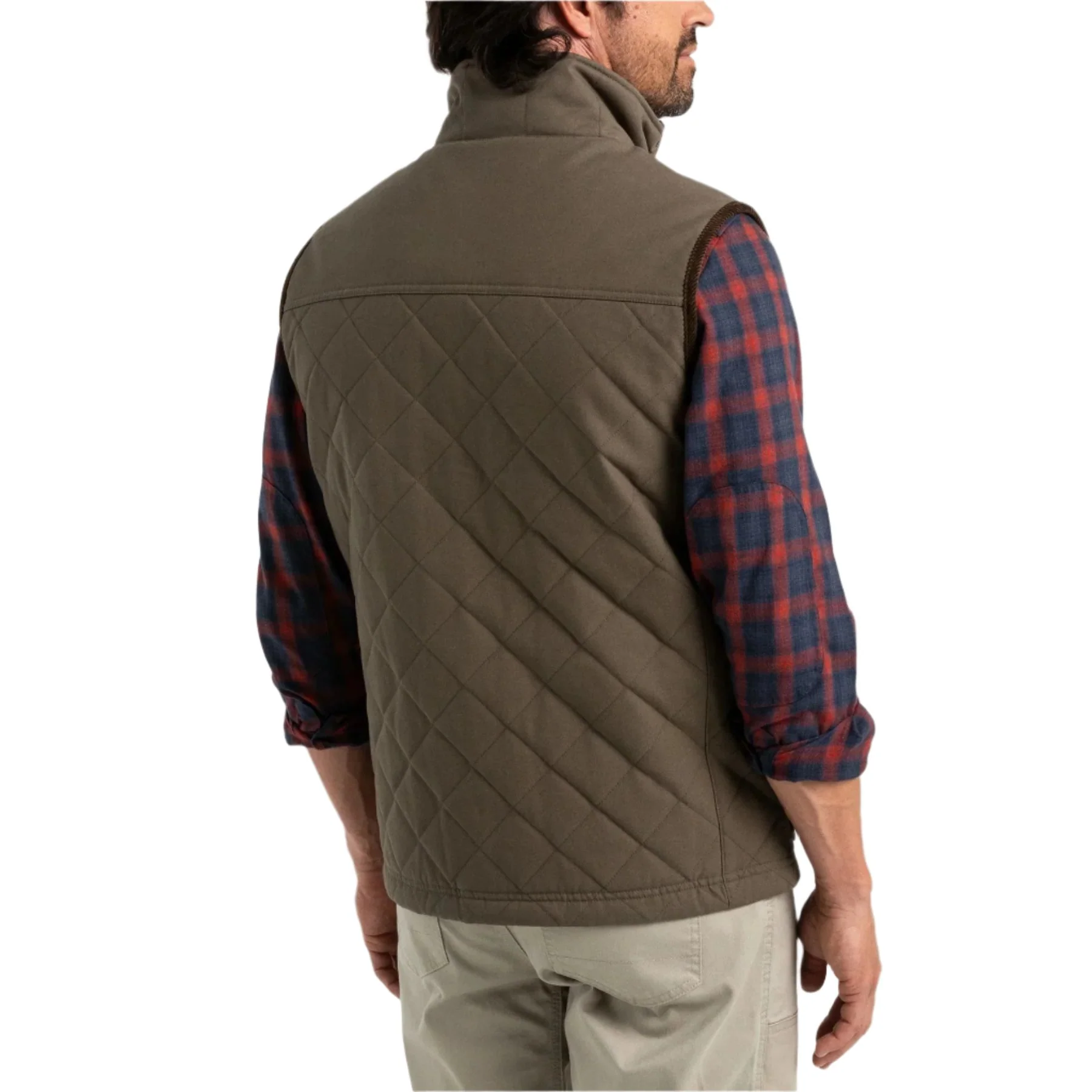 Duck Head Men's Waxed Duck Canvas Quilted Vest - Image 3