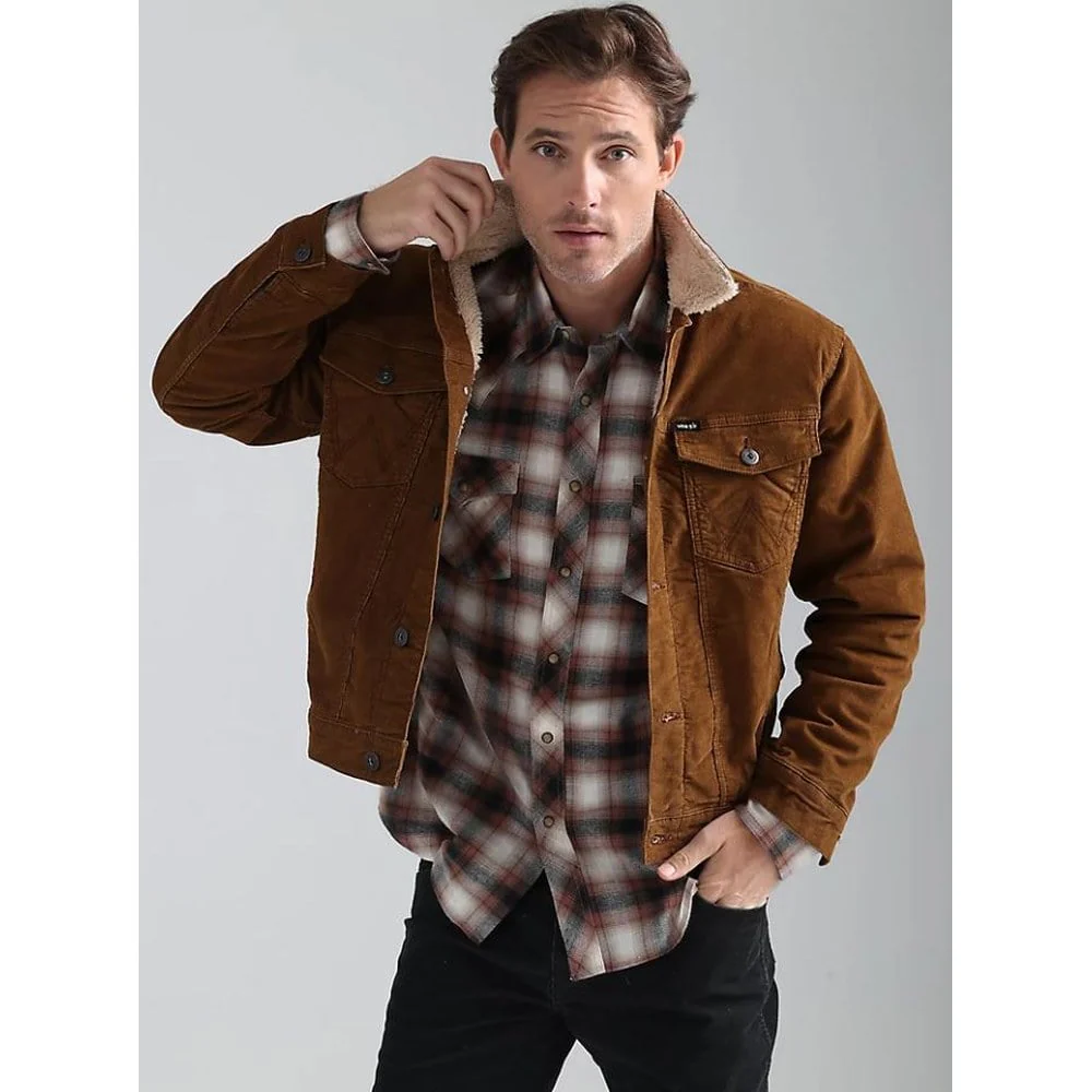 Men's Retro Western Snap Plaid Shirt - Image 4
