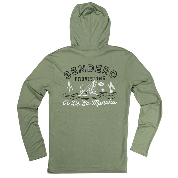 Sendero Men's Yucatan Bamboo Hoodie Tech Shirt - Image 2