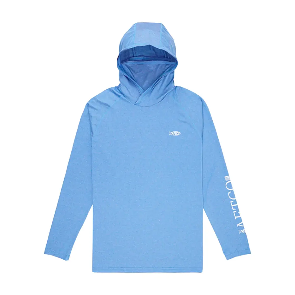 AFTCO Men's Yurei Air-O Mesh Hooded Long Sleeve Performance Shirt - Image 4