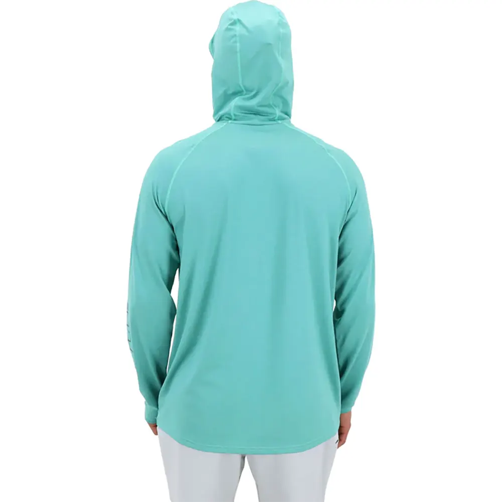 AFTCO Men's Yurei Air-O Mesh Hooded Long Sleeve Performance Shirt - Image 6