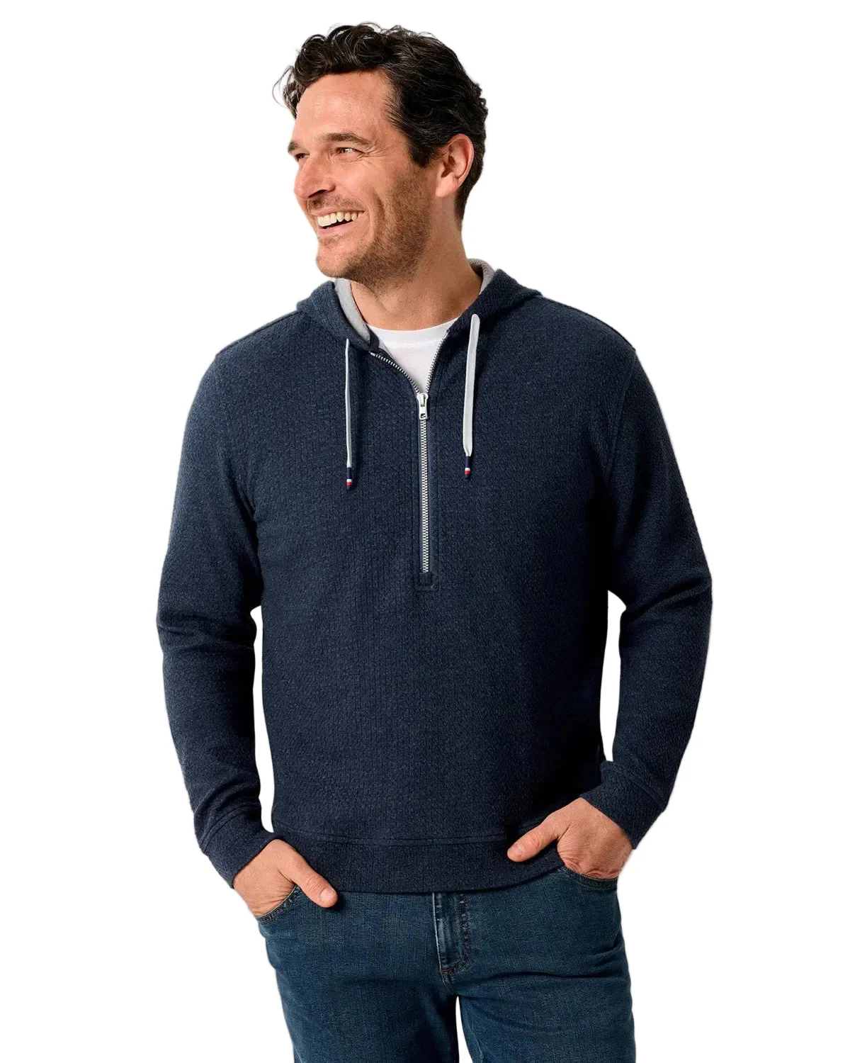 Johnnie O's Men's Zoeller 1/2 Zip Hoodie - Image 2