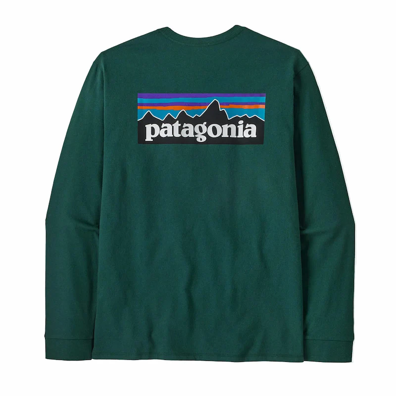 Patagonia Men's Long Sleeve P-6 Logo Responsibili-Tee Shirt - Image 9