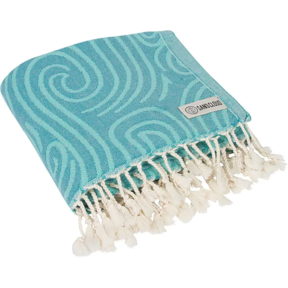 Sand Cloud Swirl Turtle Towel - Mint - Image 3