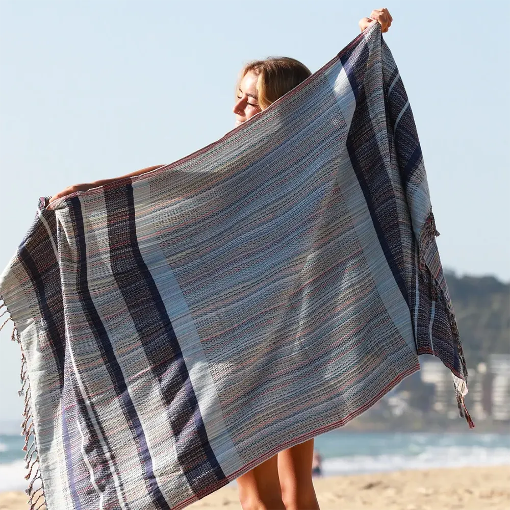 Sand Cloud Mundaka Stripe Towel - Image 3