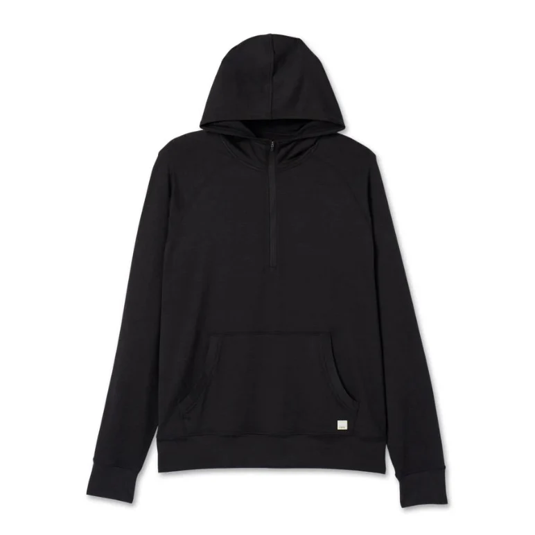 Vuori Men's Ponto Performance Half Zip Hoodie - Image 4