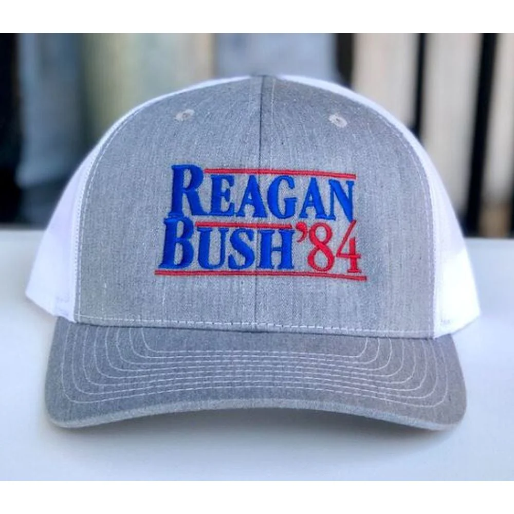 Reagan Bush '84 Trucker Hat - Image 2
