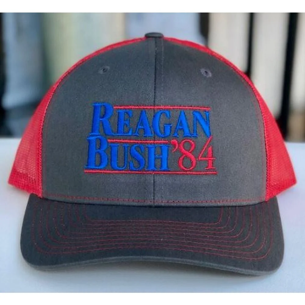 Reagan Bush '84 Trucker Hat - Image 3