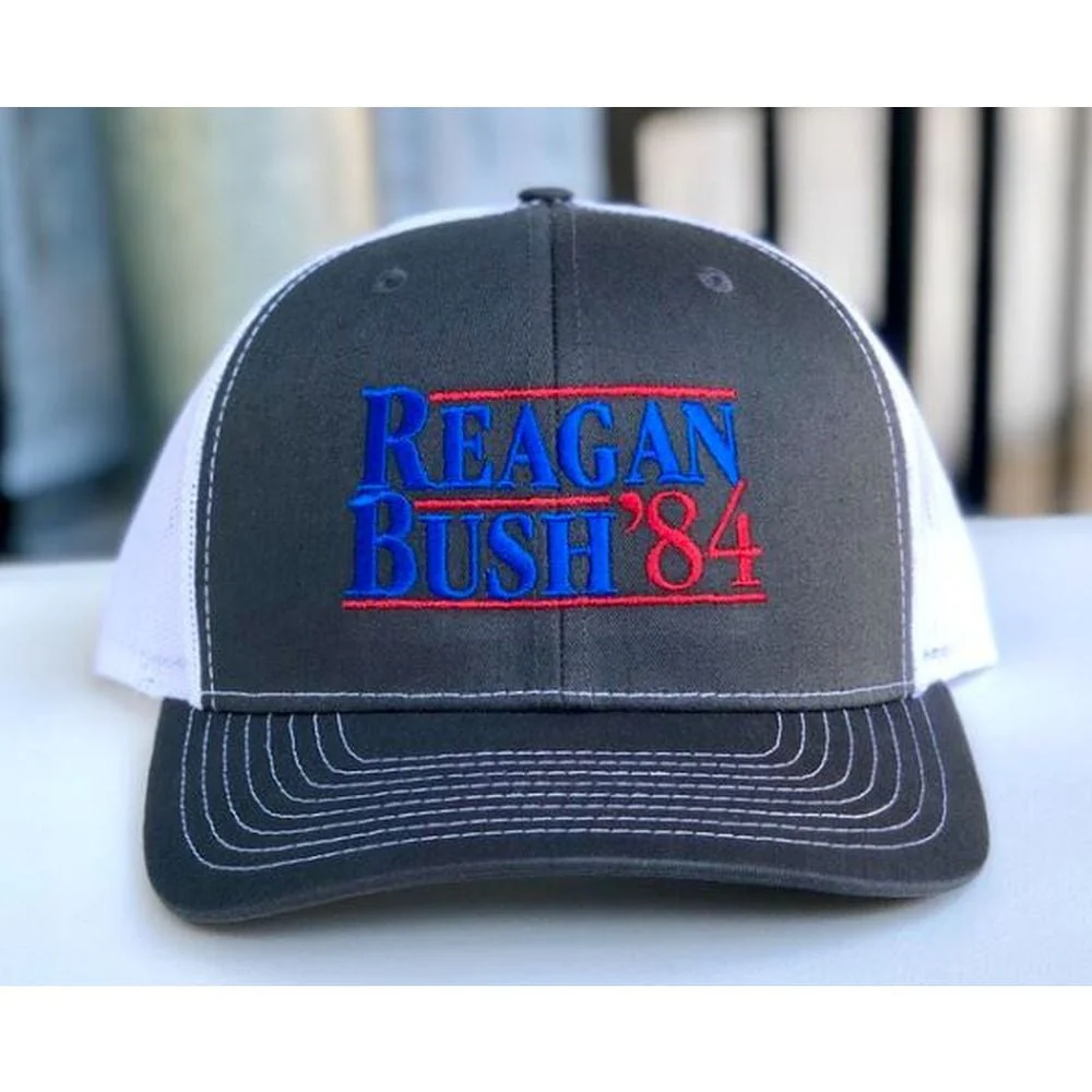 Reagan Bush '84 Trucker Hat - Image 4