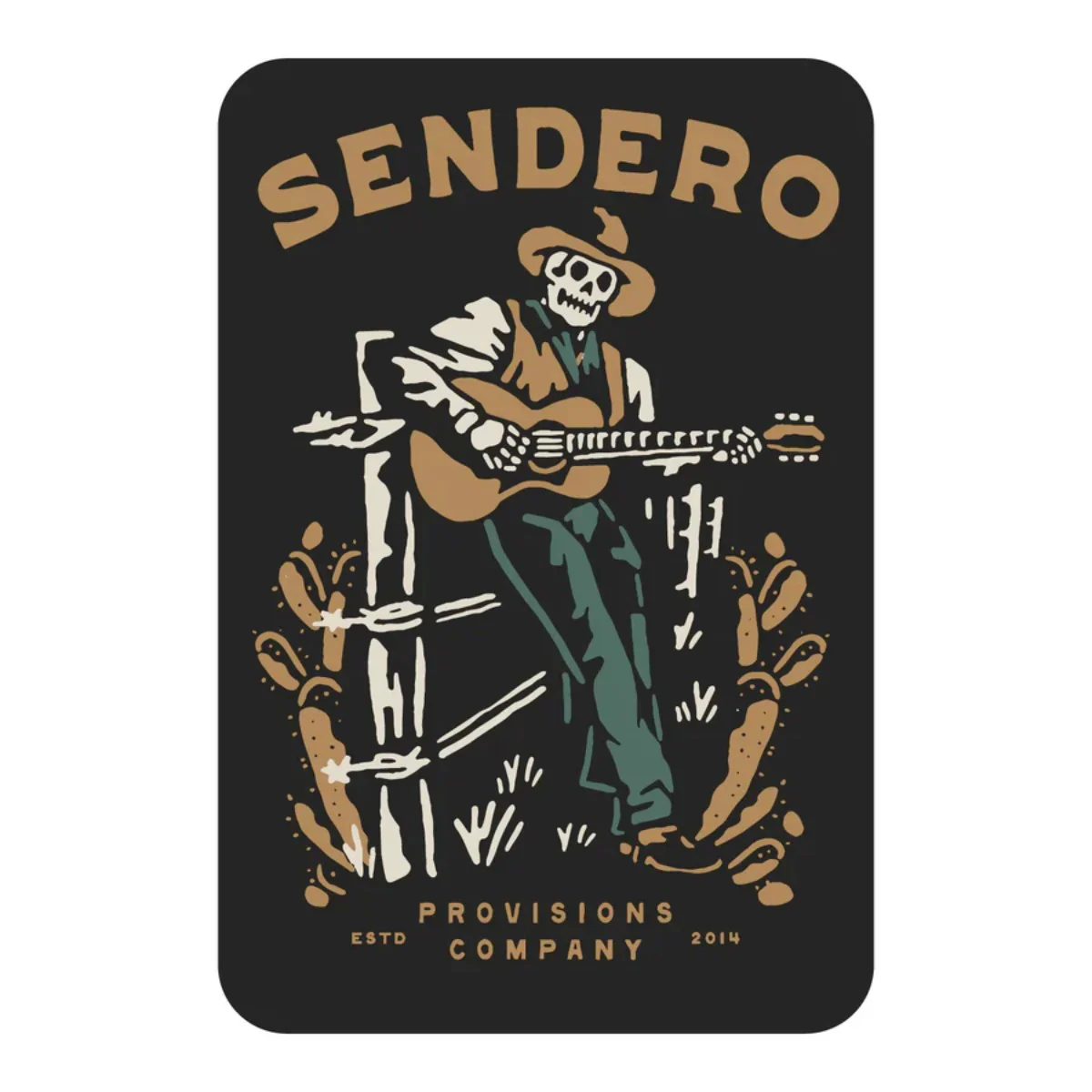 Sendero Still Pickin' Sticker - Image 2