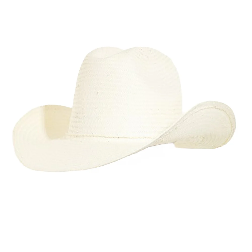 Straw Braided Cowboy Hat - Image 2