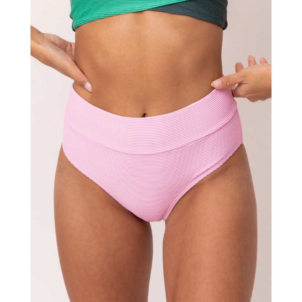 Textured Mulberry Mid Rise Bottom - Image 2