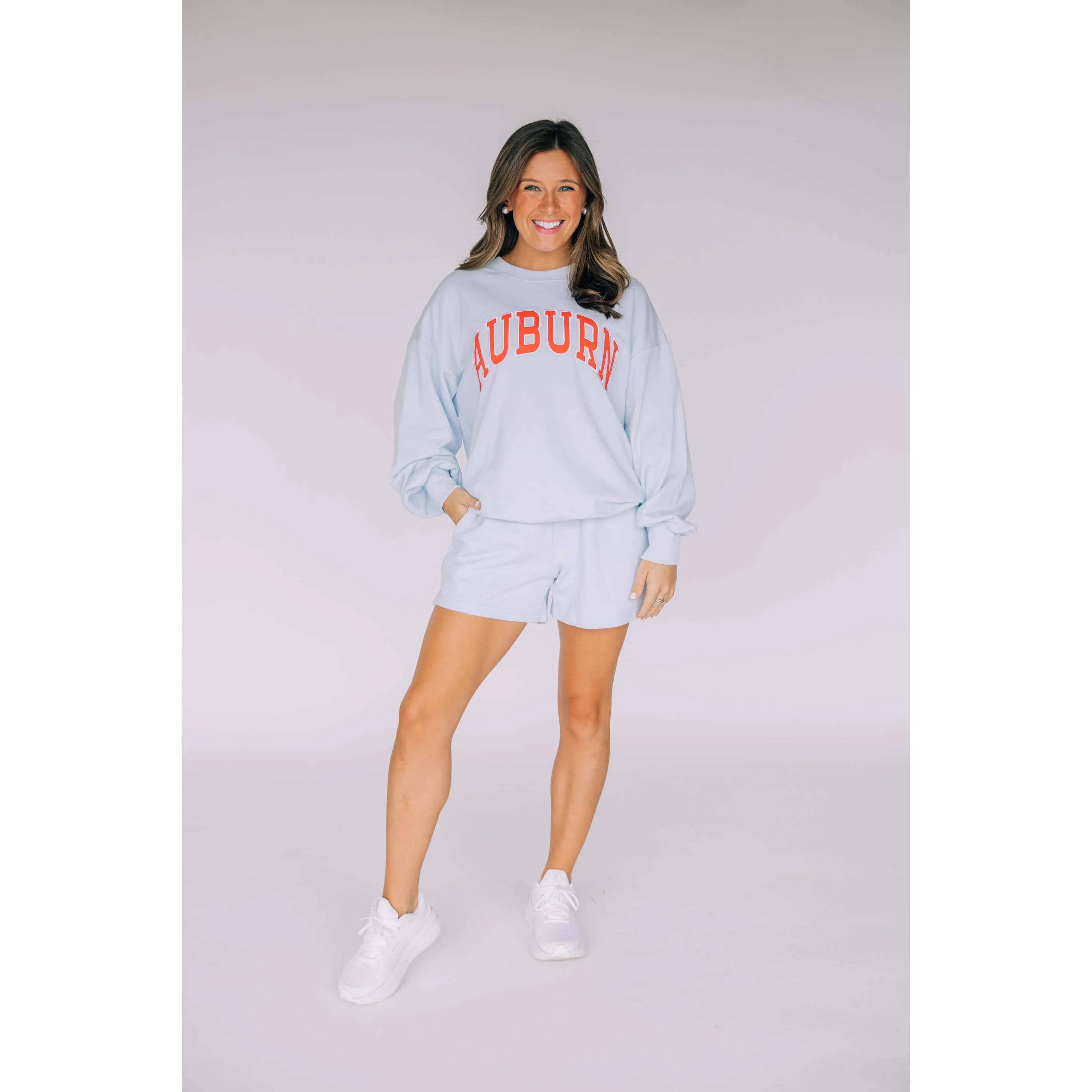 Scarlet & Gold The Mallory Crewneck Sweatshirt - Auburn - Image 4