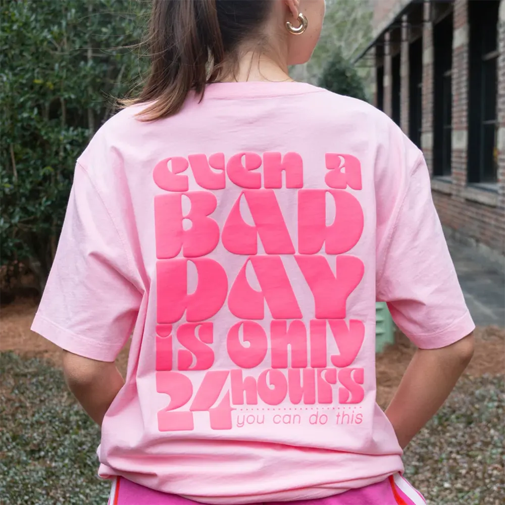 Southern Shirt Think Positive Print Short Sleeve T-Shirt - Image 2