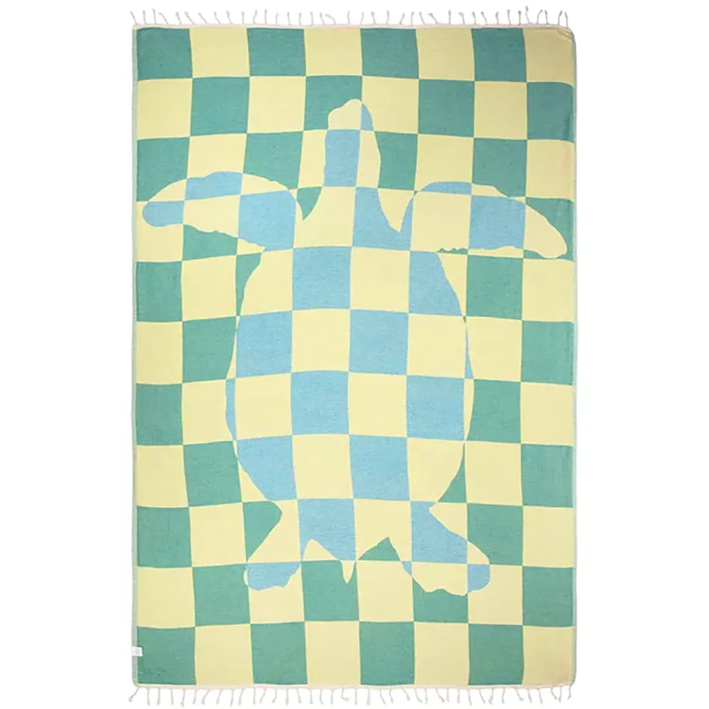 Sand Cloud Turtle Checkmate Blanket - Image 3