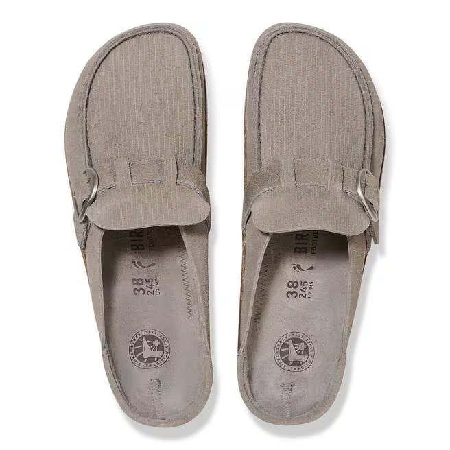 Birkenstock Women's Buckley Suede Mules - Stone Coin - 1025242 - Image 5