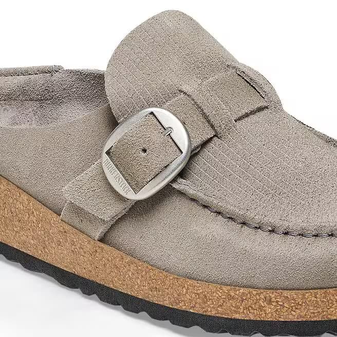Birkenstock Women's Buckley Suede Mules - Stone Coin - 1025242 - Image 6