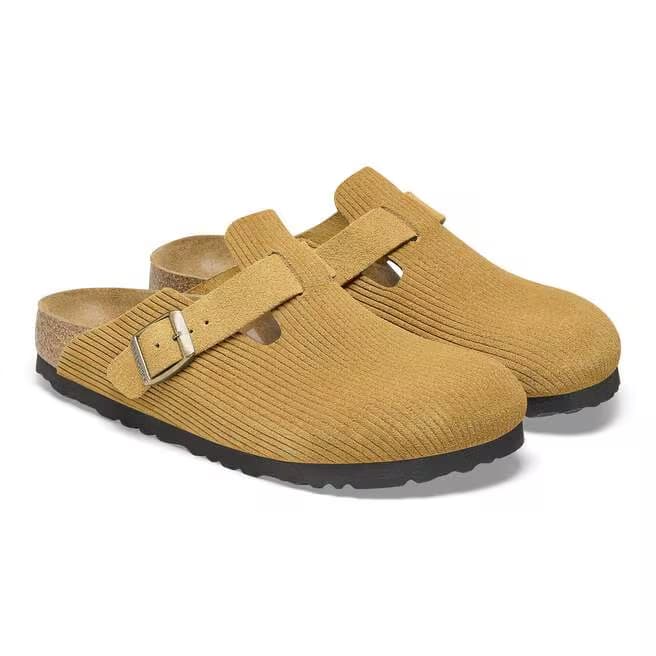 Birkenstock Women's Boston Cord Clogs - Cork Brown - 1026183 - Image 3
