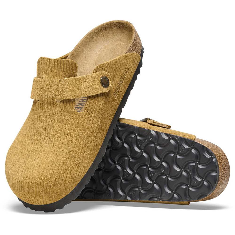 Birkenstock Women's Boston Cord Clogs - Cork Brown - 1026183 - Image 4