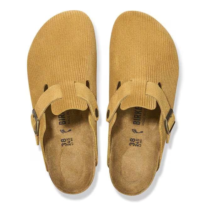 Birkenstock Women's Boston Cord Clogs - Cork Brown - 1026183 - Image 5