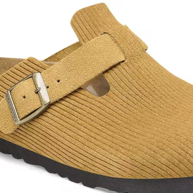 Birkenstock Women's Boston Cord Clogs - Cork Brown - 1026183 - Image 6