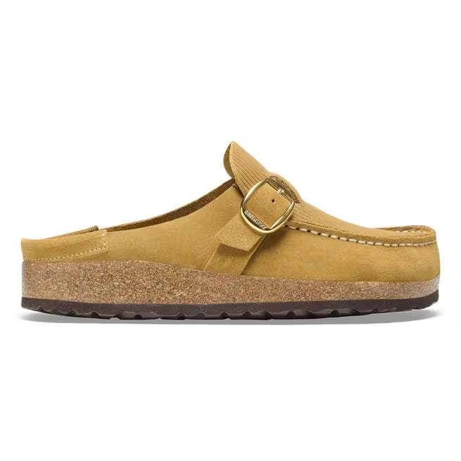 Birkenstock Women's Buckley Suede Mules - Cork Brown - 1026235 - Image 2