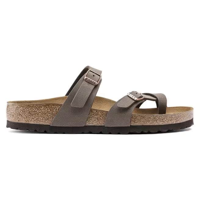 Birkenstock Mayari Birkibuc Sandals - Mocha - 71061 - Image 2
