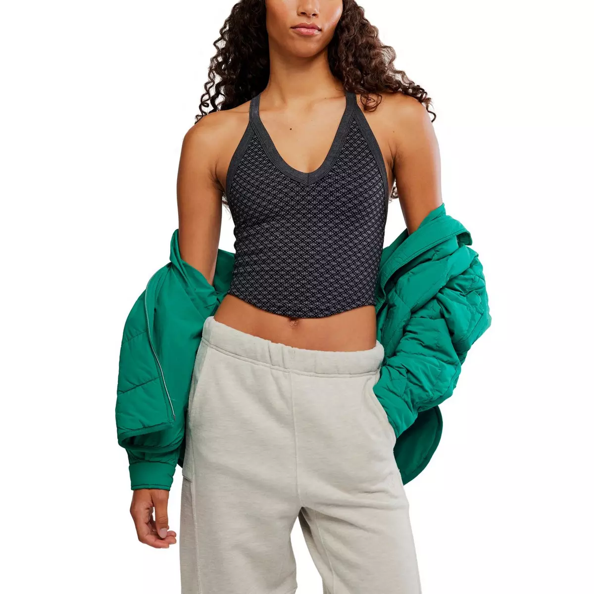FP Movement Women's All Clear Cami Holiday Jacquard - Image 5