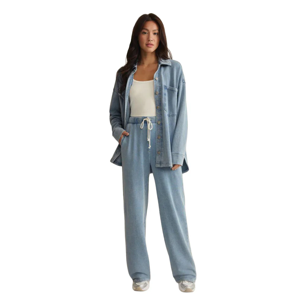 Z Supply Women's All Day Knit Denim Jacket - Image 3
