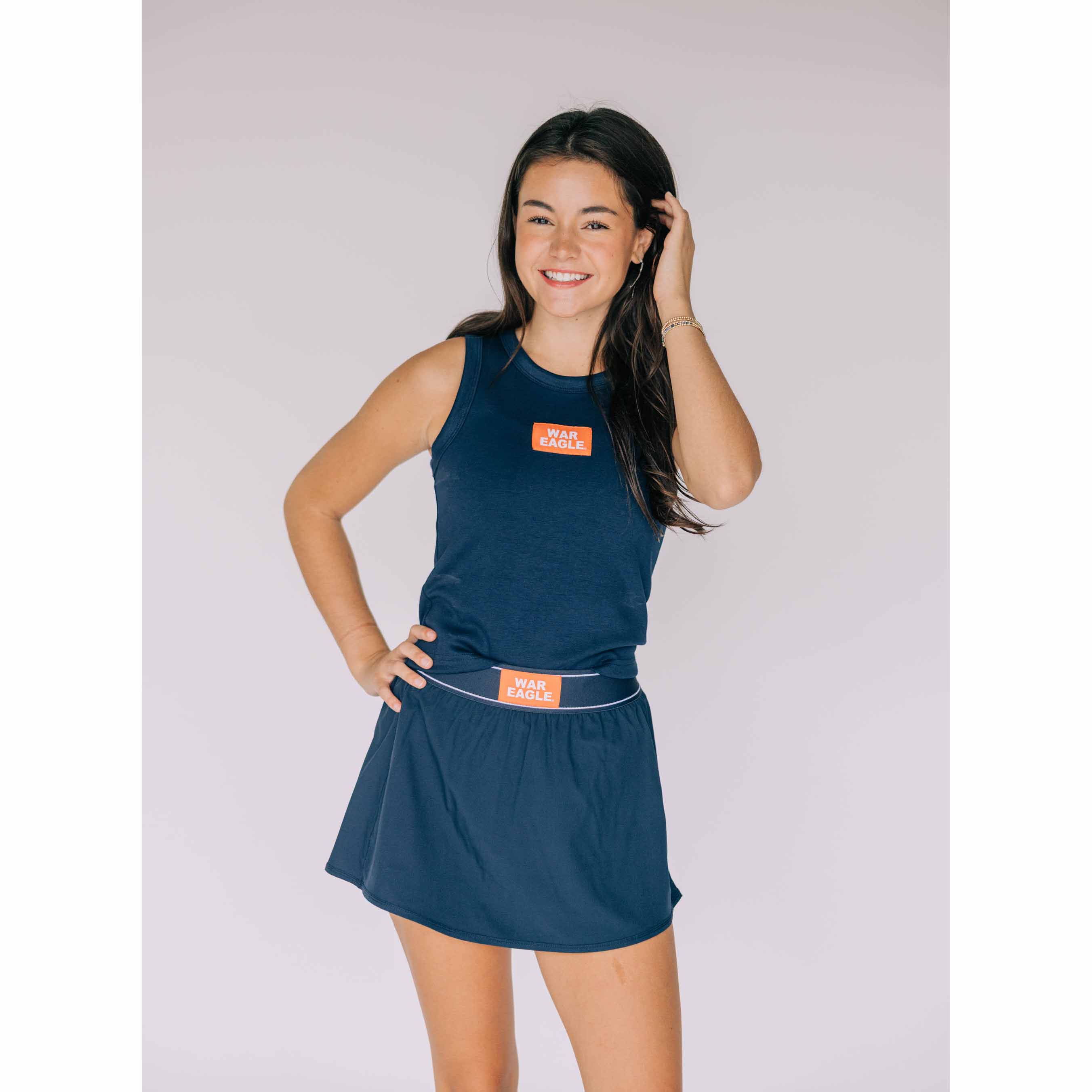 Scarlet & Gold Women's Alli Airy Tennis Skirt - Auburn - Image 2