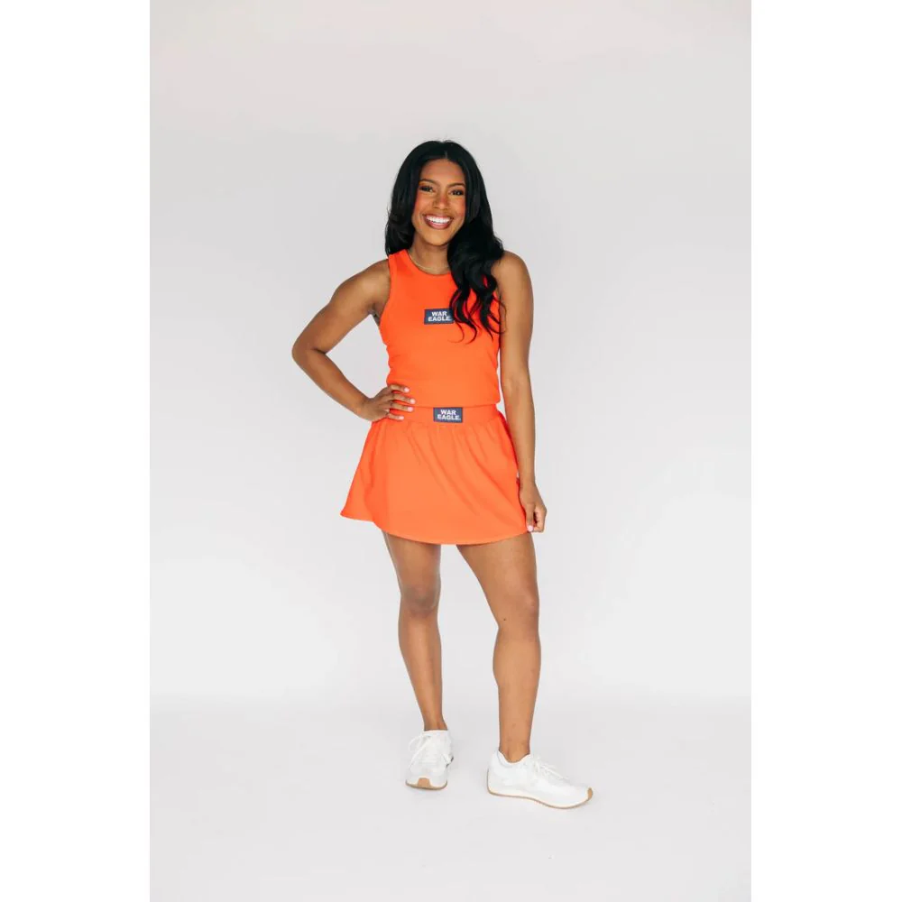 Scarlet & Gold Women's Alli Airy Tennis Skirt - Auburn - Image 8