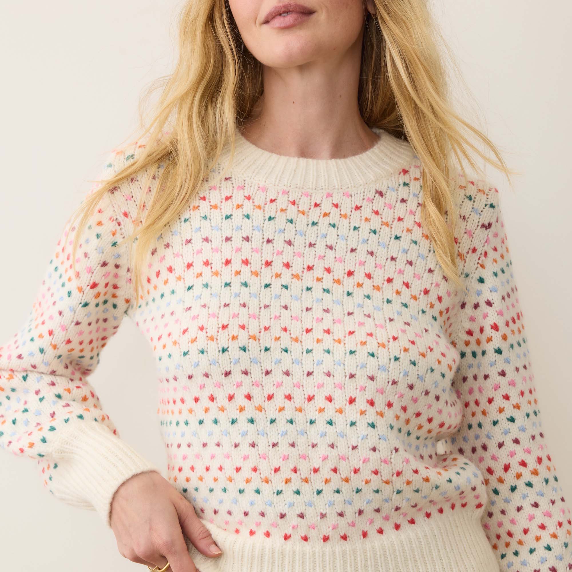 Marine Layer Women's Alma Crewneck Sweater - Image 3
