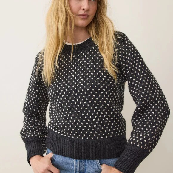 Marine Layer Women's Alma Puff Sleeve Sweater - Image 7