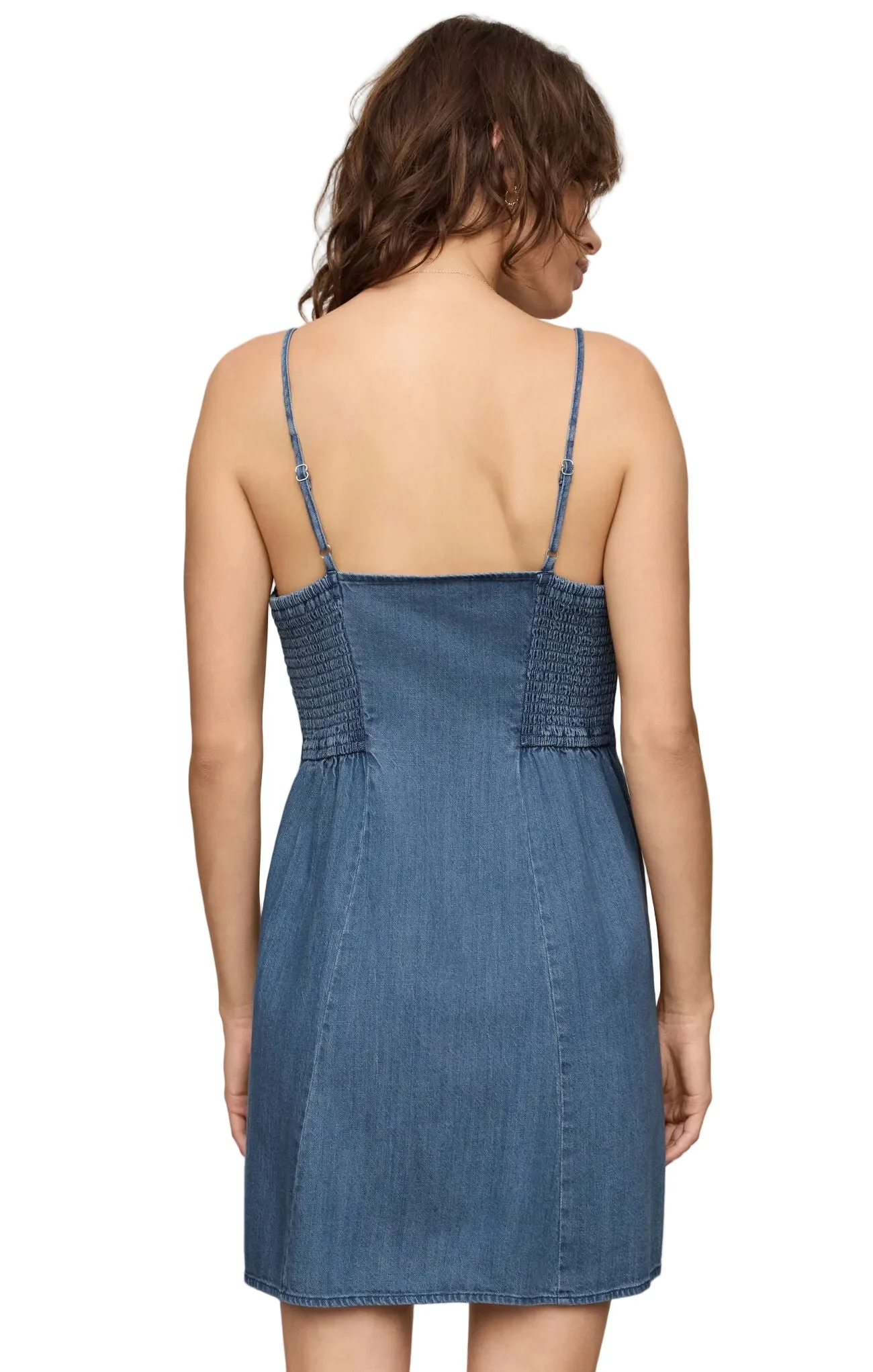 Z Supply Women's Angel Eyes Denim Mini Dress - Image 2