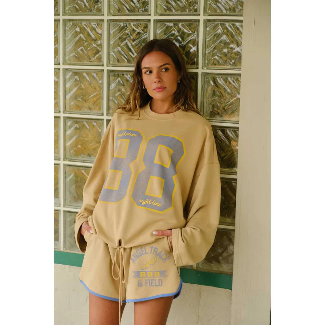 The Mayfair Group Women's Angel Track & Field Crewneck - Image 4