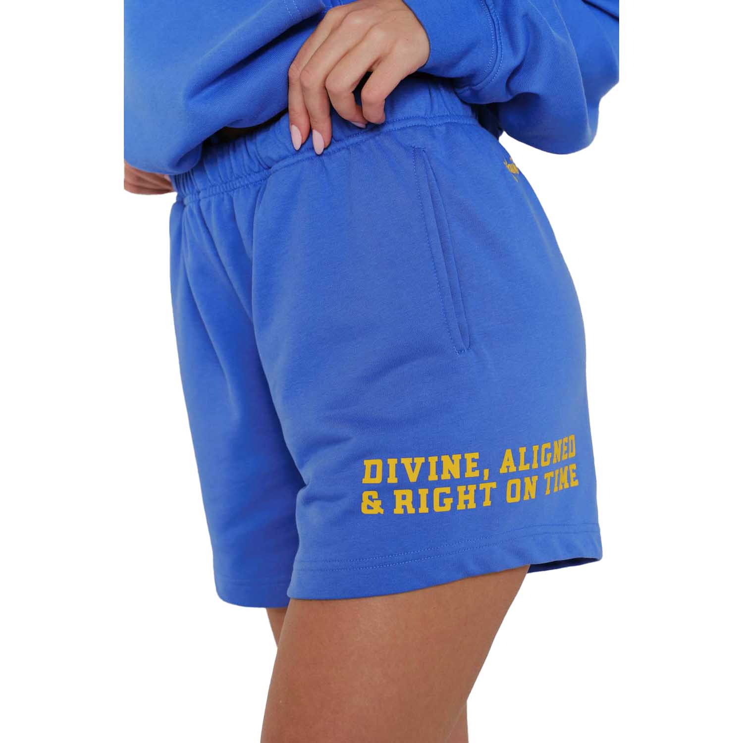 The Mayfair Group Women's Angel Track Sweatshorts - Image 4