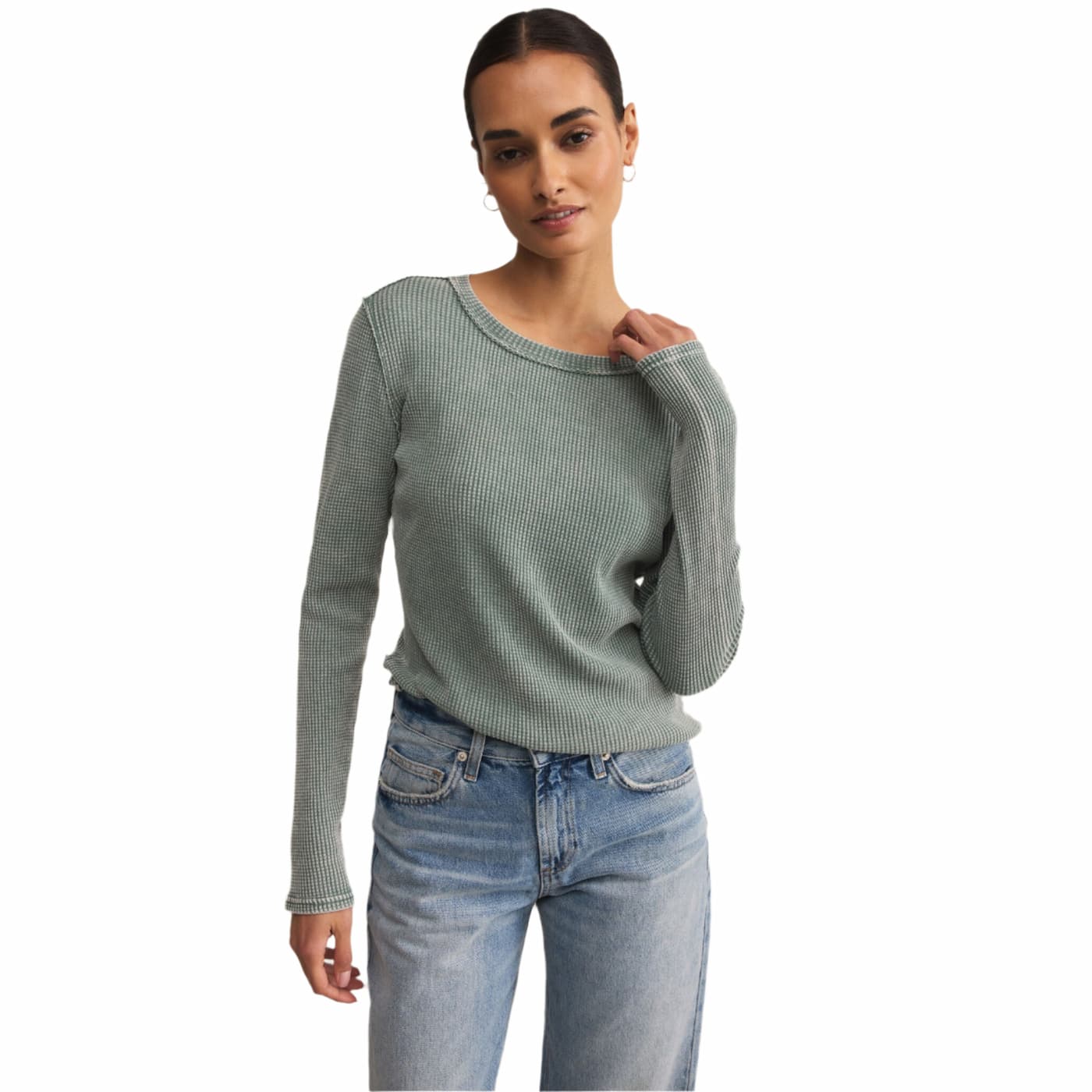Z Supply Women's Arlet Thermal Mini Long Sleeve Top - Image 3