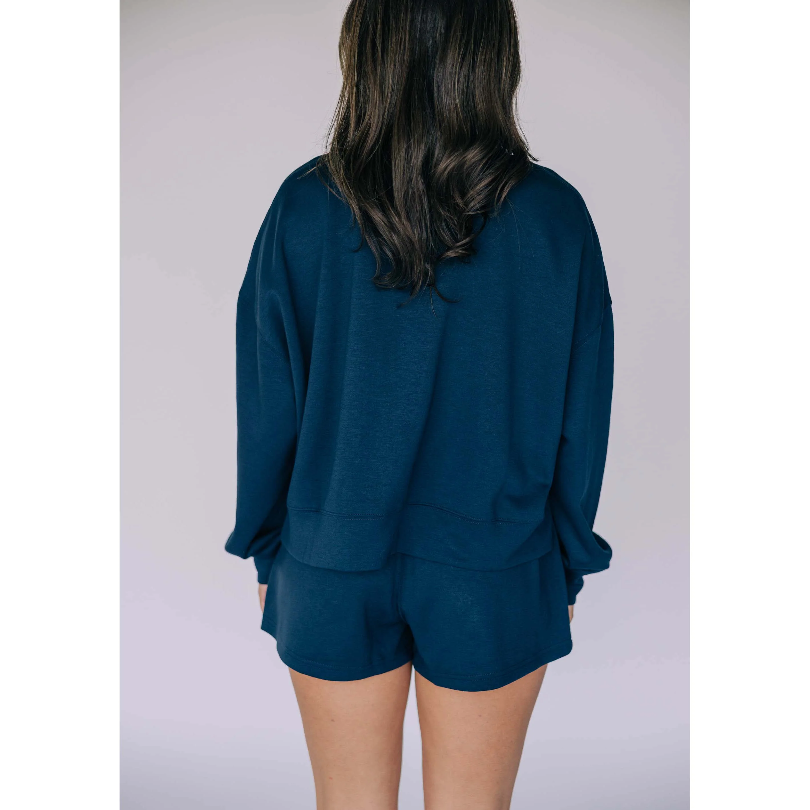 Scarlet & Gold Ava Airy Crewneck Sweatshirt - Auburn - Image 3