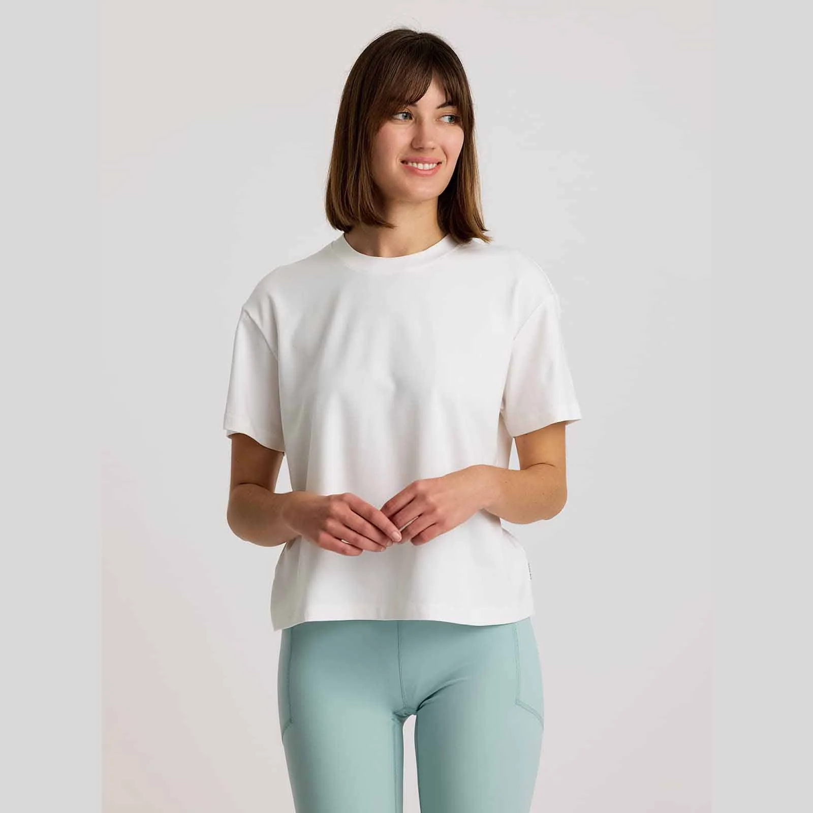Free Fly Women's Bamboo Current Boxy Tee - Image 4