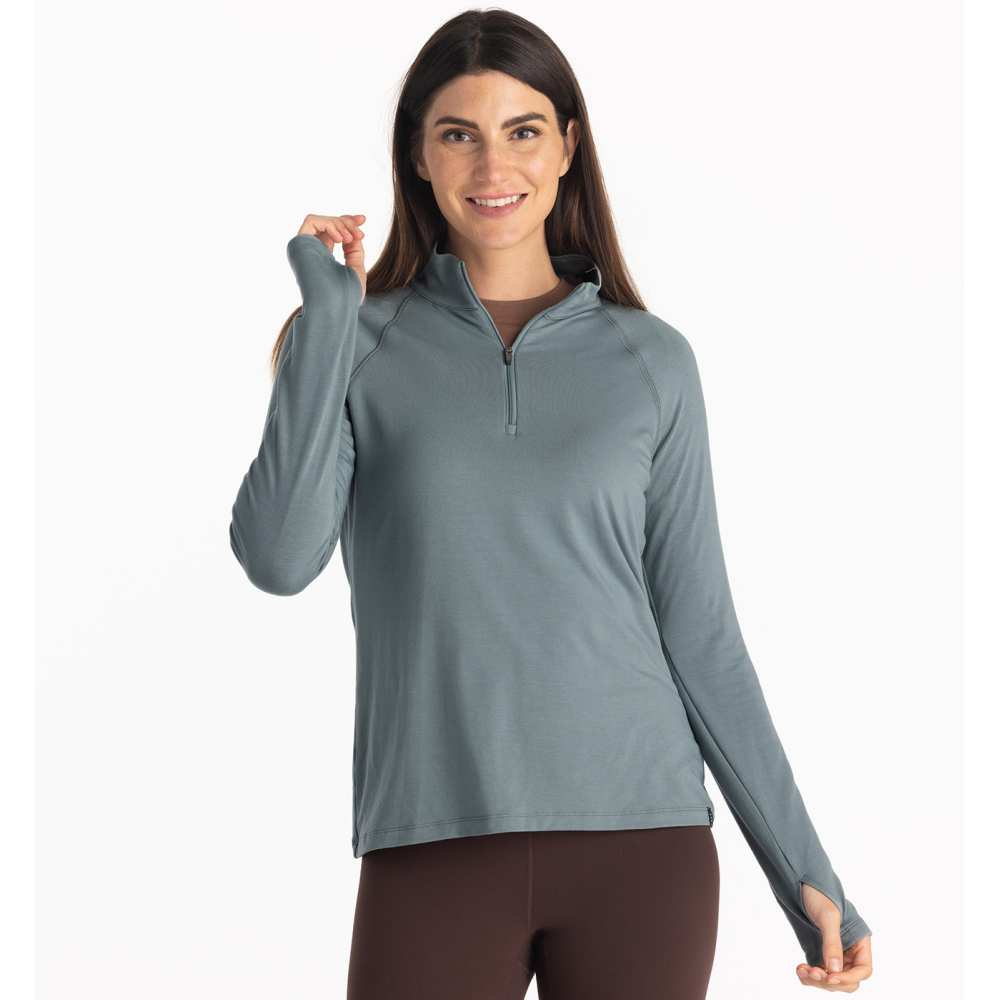 Free Fly Women's Bamboo Flex Quarter Zip - Image 3