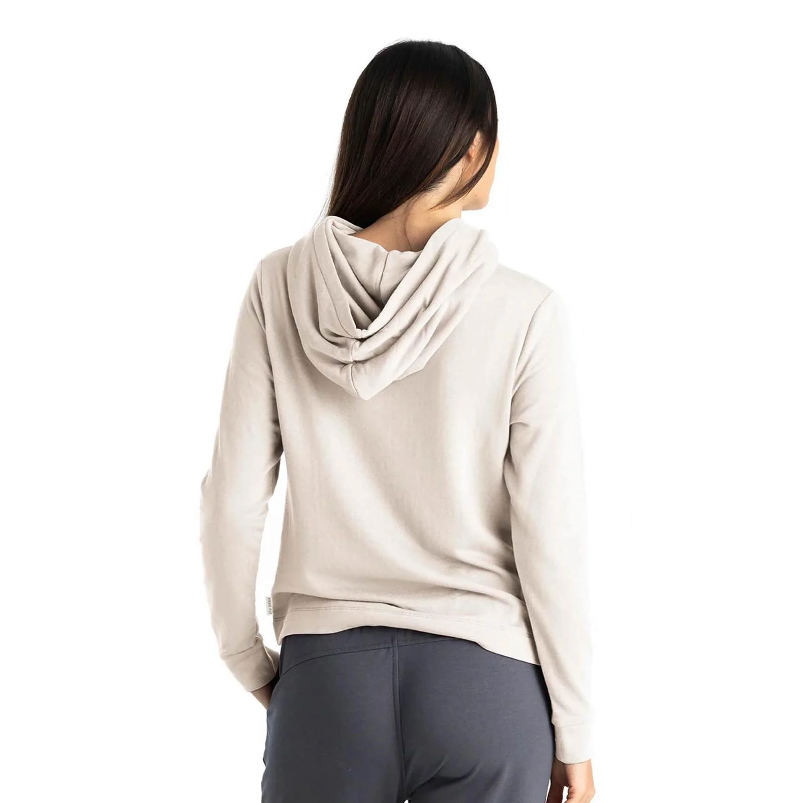 Free Fly Women's Bamboo Lightweight Fleece Cropped Hoodie - Image 5